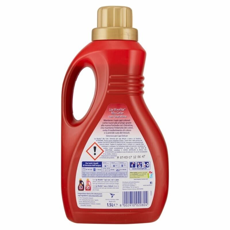 LIP WOOLITE SET 4 PZ LIQUIDO X 25 LAVAGGI 1.5LT. MIXCOLOR
