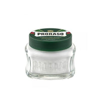 CREMA PREBARBA PRORASO SET 3 PZ X 100ML RINFRESCANTE E TONIFICANTE CON OLIO DI EUCALIPTO E MENTOLO