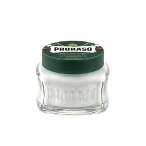 CREMA PREBARBA PRORASO SET 3 PZ X 100ML RINFRESCANTE E TONIFICANTE CON OLIO DI EUCALIPTO E MENTOLO