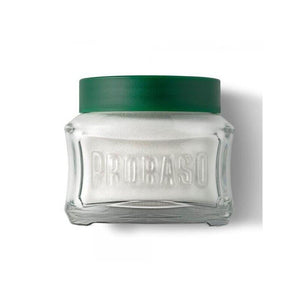 CREMA PREBARBA PRORASO SET 3 PZ X 100ML RINFRESCANTE E TONIFICANTE CON OLIO DI EUCALIPTO E MENTOLO