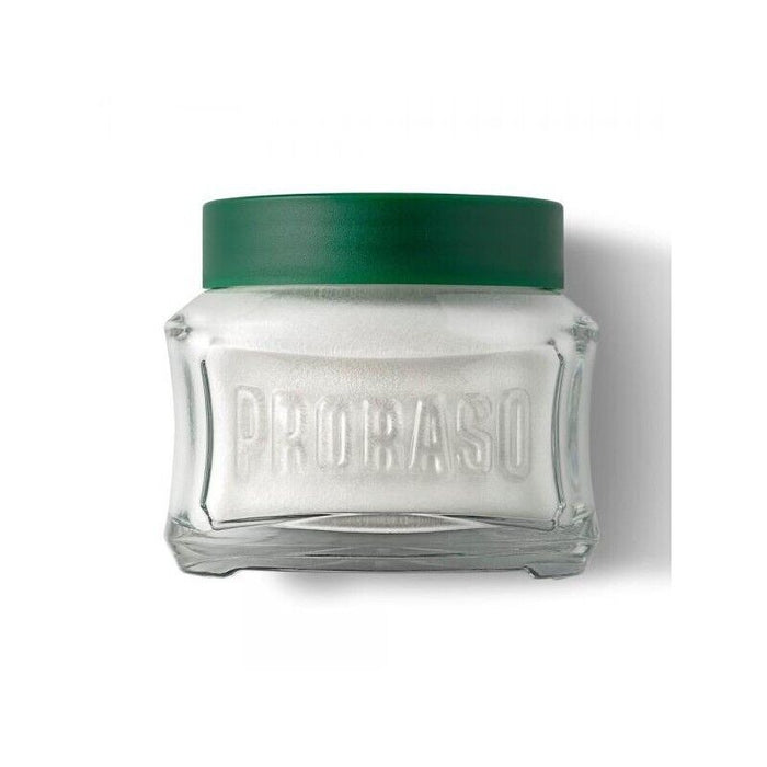 CREMA PREBARBA PRORASO SET 3 PZ X 100ML RINFRESCANTE E TONIFICANTE CON OLIO DI EUCALIPTO E MENTOLO