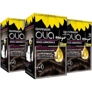 GARNIER SET 3 PZ OLIA TINTA CAPELLI 3.0 SOFT NERO NATURALE