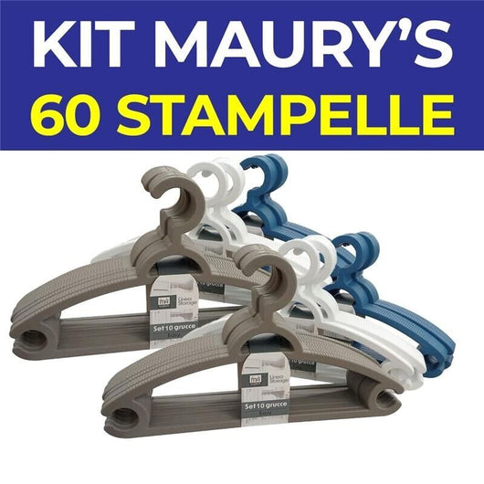 MAURY'S SET 60 GRUCCE EASY IN COLORE ASSORTITO LINEA STORAGE