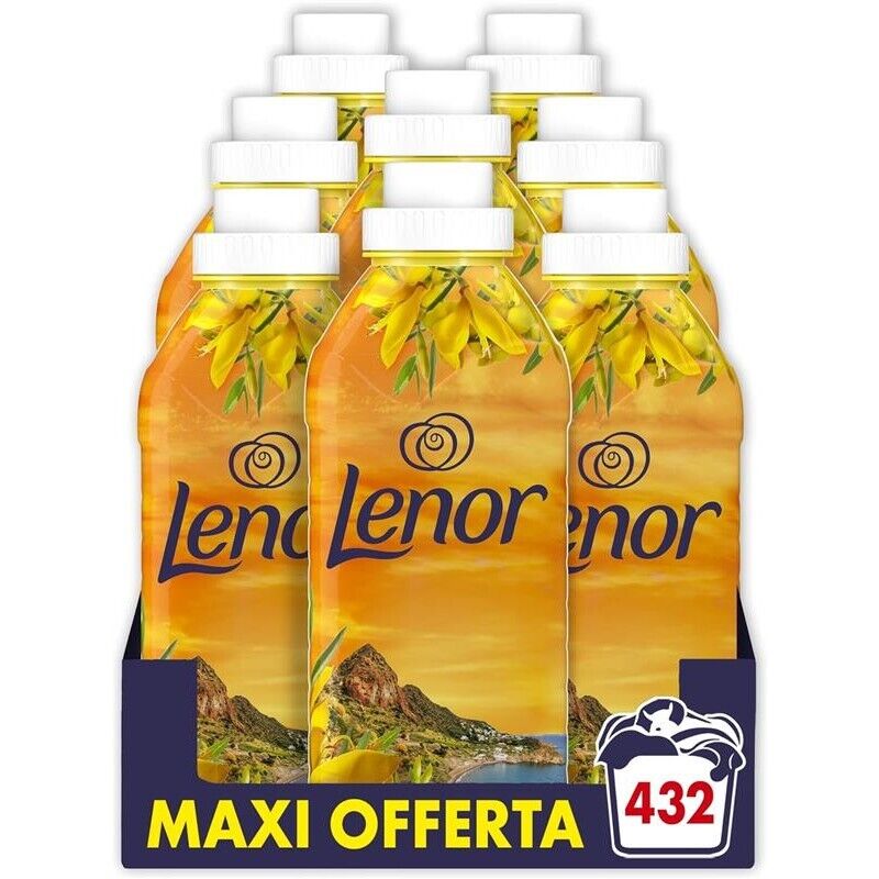 AMMORBIDENTE CONCENTRATO LENOR SET 8 PZ X 54 LAVAGGI LAVATRICE PANAREA