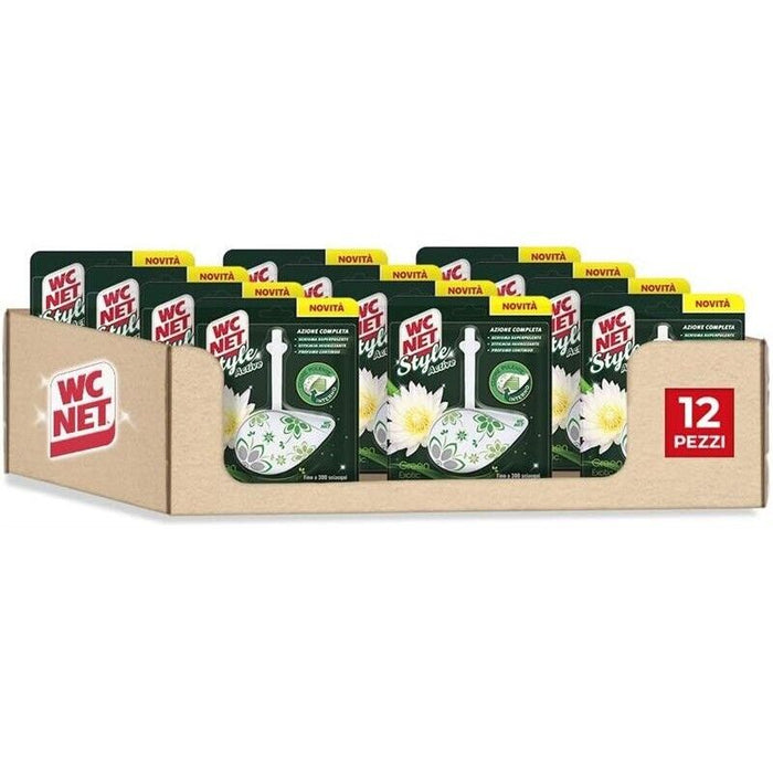 WC NET SET 12 PZ STYLE ACTIVE TAVOLETTA GREEN EXOTIC AD AZIONE COMPLETA