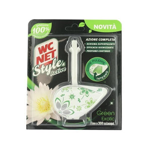 WC NET SET 4 PZ STYLE ACTIVE TAVOLETTA GREEN EXOTIC AD AZIONE COMPLETA