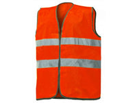 industrial starter gilet alta visibilit+ col. arancio fluo tg. unica cod:ferx.vit42123