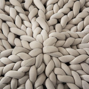 CUCCIA PER CANI E GATTI ROTONDA CON BORDI RIALZATI E CUSCINO, IMBOTTITO EFFETTO VELLUTO, F93X15CM, GRIGIA