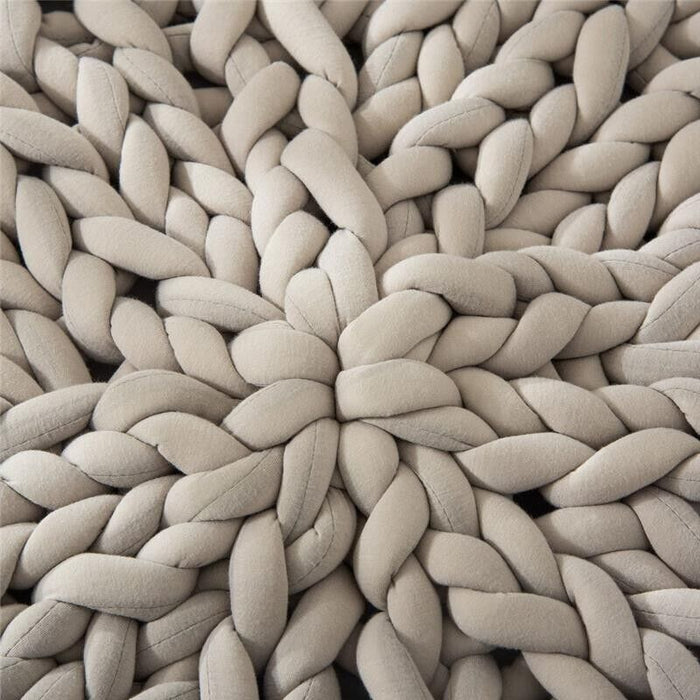 CUCCIA PER CANI E GATTI ROTONDA CON BORDI RIALZATI E CUSCINO, IMBOTTITO EFFETTO VELLUTO, F93X15CM, GRIGIA