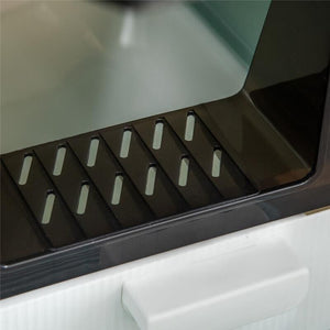 LETTIERA PER GATTI CHIUSA CON FILTRI, PALETTA E VASSOIO, STRUTTURA IN PP, 43X44X47CM, VERDE