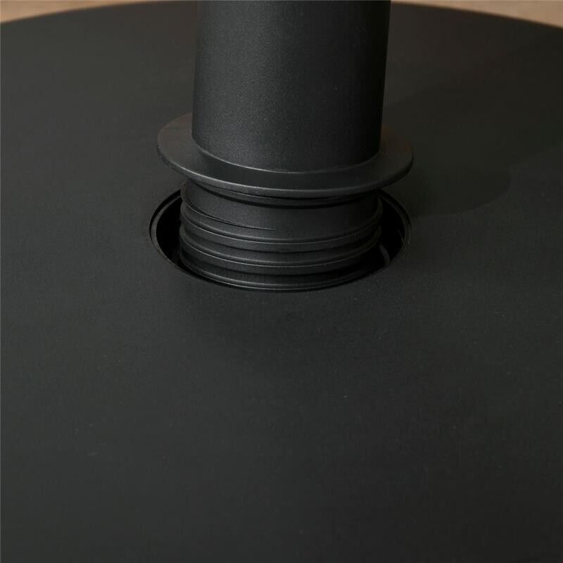 BASE PER OMBRELLONE DA GIARDINO IN PLASTICA PP MAX 18KG DI PESO, Ø45X33 CM, NERO