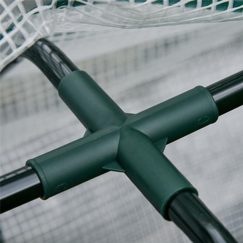 LETTO PER ORTO IN CASSETTA CON SERRA DA GIARDINO, PORTAPIANTE DA ESTERNO IN LEGNO E PE PER FIORI E VERDURE