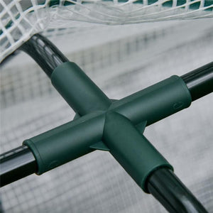 LETTO PER ORTO IN CASSETTA CON SERRA DA GIARDINO, PORTAPIANTE DA ESTERNO IN LEGNO E PE PER FIORI E VERDURE