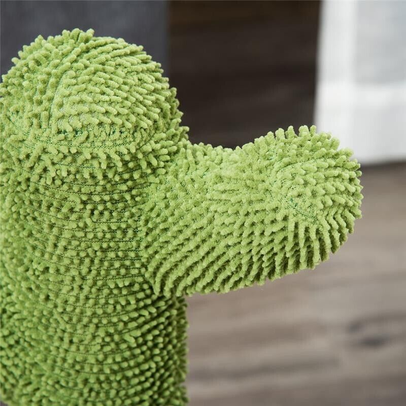 ALBERO TIRAGRAFFI PER GATTI A FORMA DI CACTUS CON CORDE IN SISAL, 40X40X65CM, VERDE