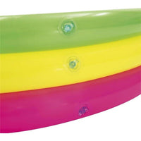 BESTWEY PISCINA SUMMER 3 ANELLI 102X25 CM FONDO GONFIABILE FUORI TERRA IN GOMMA
