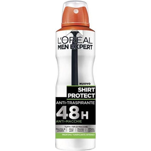 L'OREAL PARIS SET 6 MEN EXPERT DEODORANTE SPRAY DA 150ML SHIRT PROTECT