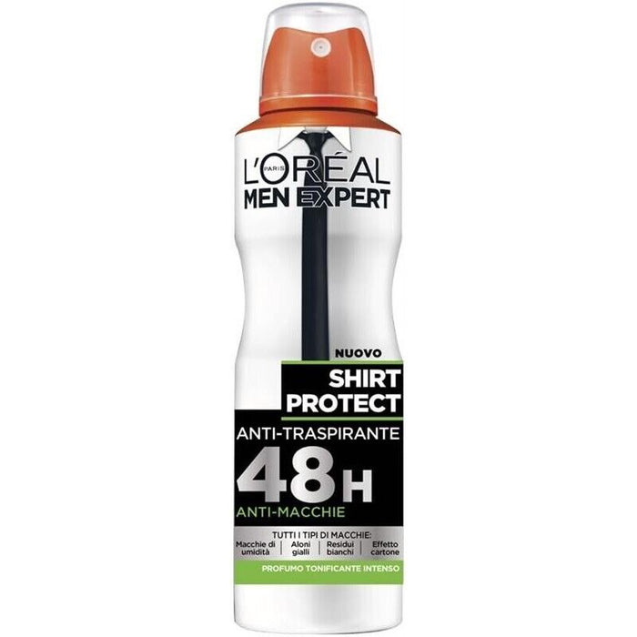L'OREAL PARIS SET 6 MEN EXPERT DEODORANTE SPRAY DA 150ML SHIRT PROTECT