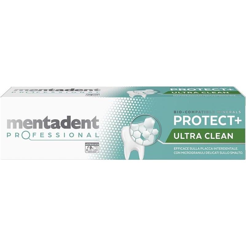 MENTADENT DENTIFRICIO SET 4 CONFEZIONI PROFESSIONAL 75 ML L'UNO PULIZIA EXTRA PROFONDA DEI DENTI