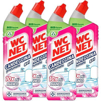 WC NET SET 4 CONFEZIONI GEL CANDEGGINA PROFUMATA 700 ML L'UNA