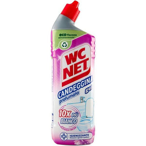 WC NET SET 4 CONFEZIONI GEL CANDEGGINA PROFUMATA 700 ML L'UNA