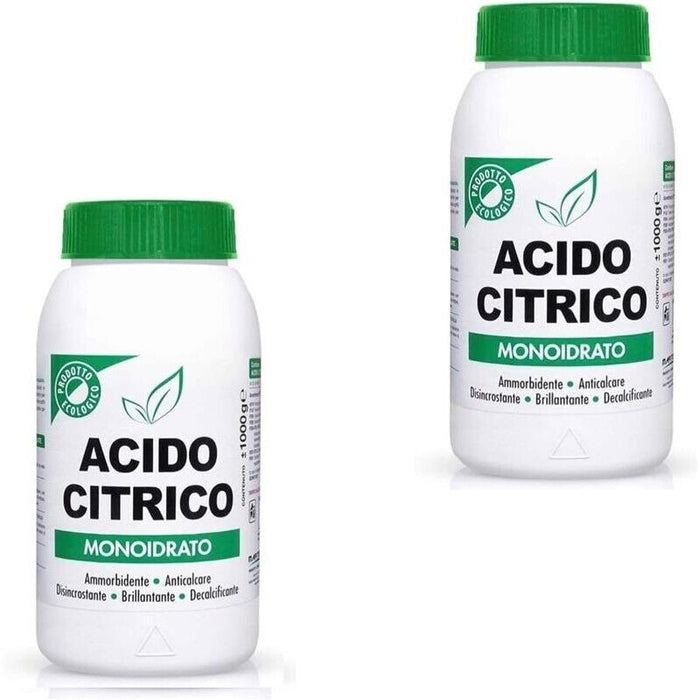 MARTEN ACIDO CITRICO SET 2 PZ X1KG MONOIDRATO MULTIFUNZONE ANTICALCARE DISINCROSTANTE E DECALCIFICANTE ECOLOGICO