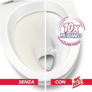 WC NET SET 4 CONFEZIONI GEL CANDEGGINA PROFUMATA 700 ML L'UNA