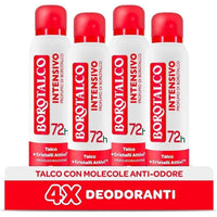 BOROTALCO SET 4 PZ DEO SPRAY 150 ML L'UNO NEW INTENSIVO PROFUMO DI BOROTALCO 72H