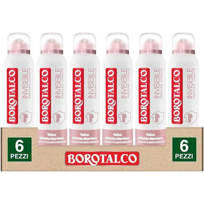 BOROTALCO SET 6 PZ DEO SPRAY 150 ML L'UNO NEW PROFUMO CIPRIATO ROSA