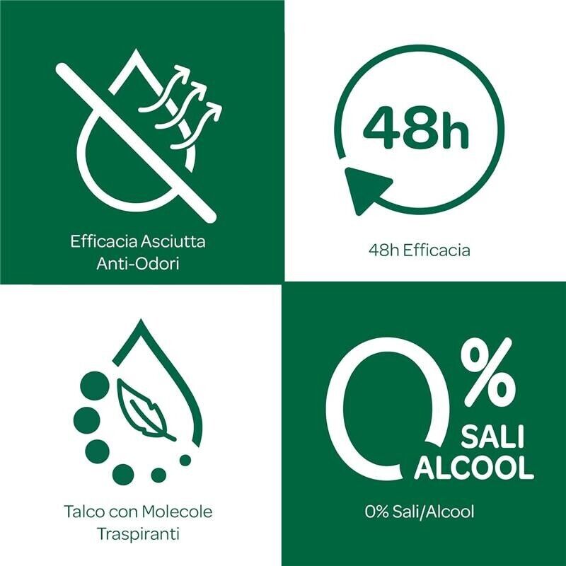 BOROTALCO SET 4 PZ DEO SPRAY 150 ML L'UNO NEW PURO 0 SALI 0 ALCOOL PROFUMO DI BOROTALCO