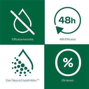 BOROTALCO ROLL-ON SET 6 PZ 50 MLL'UNO FORMULA SENZA ALCOOL EFFICACIA FRESCA 48HAI FIORI DI ROSA