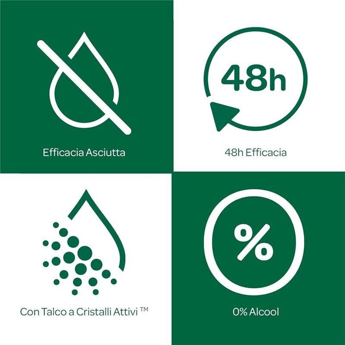 BOROTALCO ROLL-ON SET 8 PZ 50 ML L'UNO FORMULA SENZA ALCOOL EFFICACIA FRESCA 48H TALCO CRISTALLI ATTIVI