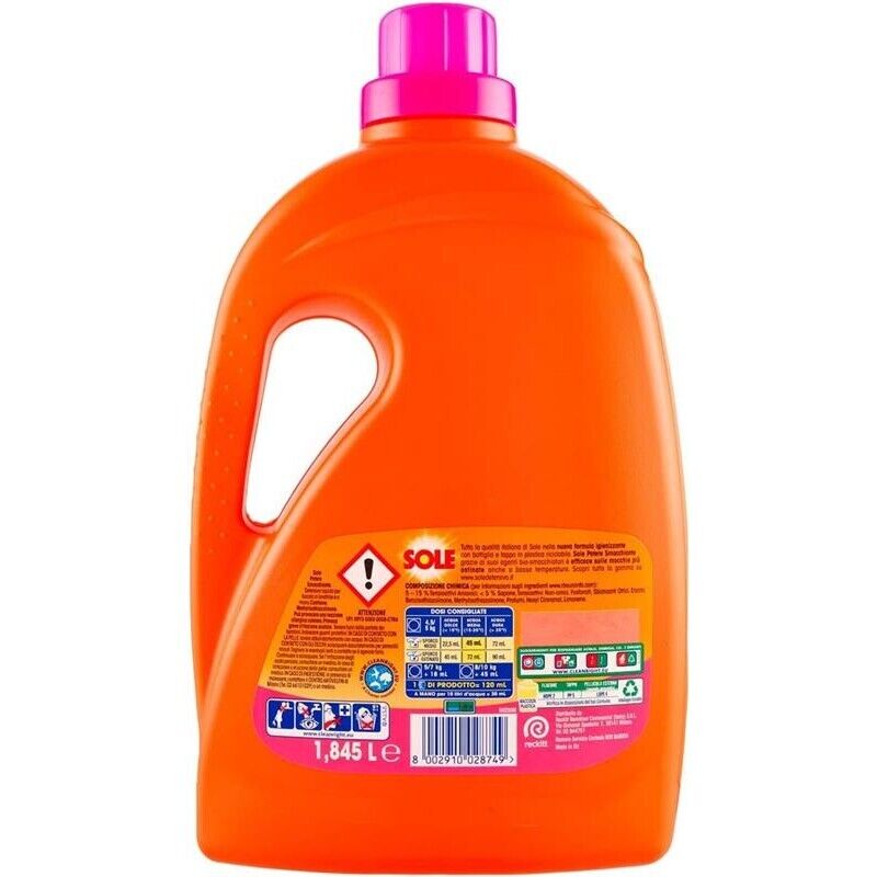 SOLE DETERSIVO LAVATRICE FRPOTERE SMACCHIANTE 41 LAVAGGI 1,845 ANCHE A BASSE TEMPERATURE