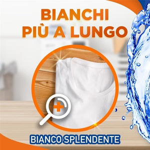 SOLE SET 5 PZ DETERSIVO LAVATRICE 3 IN 1 BIANCO SPLENDENTE 205 LAVAGGI 1.845 L L'UNO