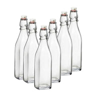 MAURY'S SET 6 SWING BOTTIGLIE IN VETRO CON CAPIENZA DA 0.50 LT