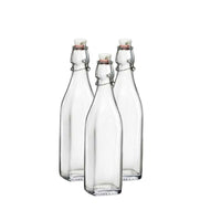 MAURY'S SET 3 BOTTIGLIE SWING BOTTIGLIA IN VETRO CON CAPIENZA DA 0.50 LT