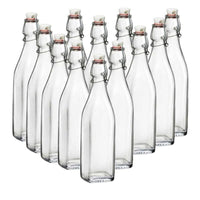 MAURY'S SET 12 SWING BOTTIGLIE IN VETRO CON CAPIENZA DA 0.50LT