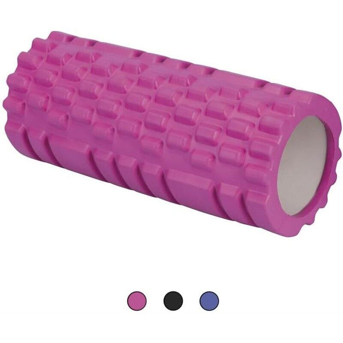 RULLO MASSAGGIANTE PER ESERCIZI E RILASSAMENTO FITLOVER 33X14 CM IN COLORAZIONE ASSORTITA
