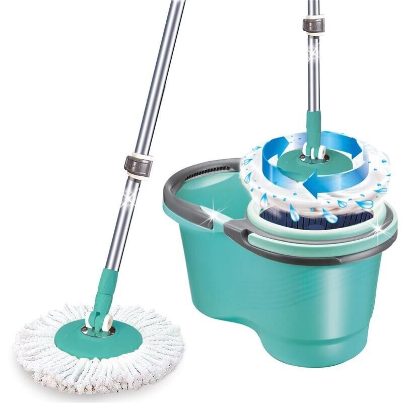 MAURY'S WHEEL MOP MOCIO ROTANTE CON SECCHIO STRIZZATORE 360° E MANICO