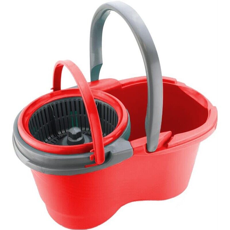 MAURY'S WHEEL MOP MOCIO ROTANTE CON SECCHIO STRIZZATORE 360° E MANICO