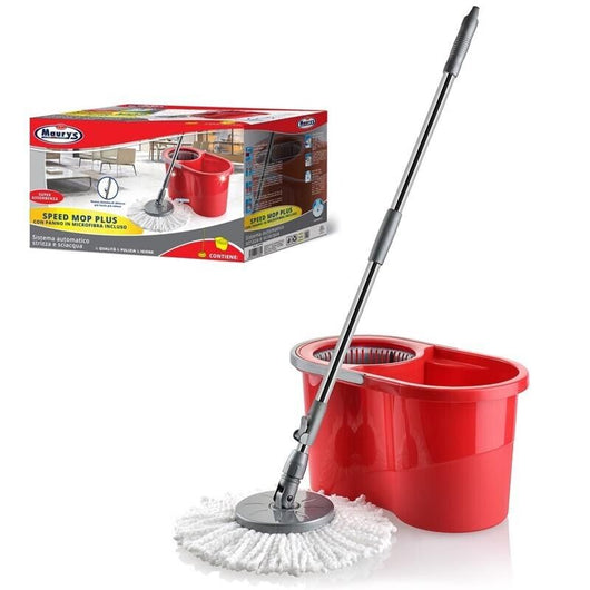 MAURY'S SPEED MOP PLUS CON PANNO IN MICROFIBRA DI RICAMBIO