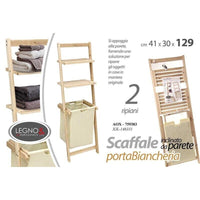 MOBILE PORTA BIANCHERIA  CON DUE RIPIANI