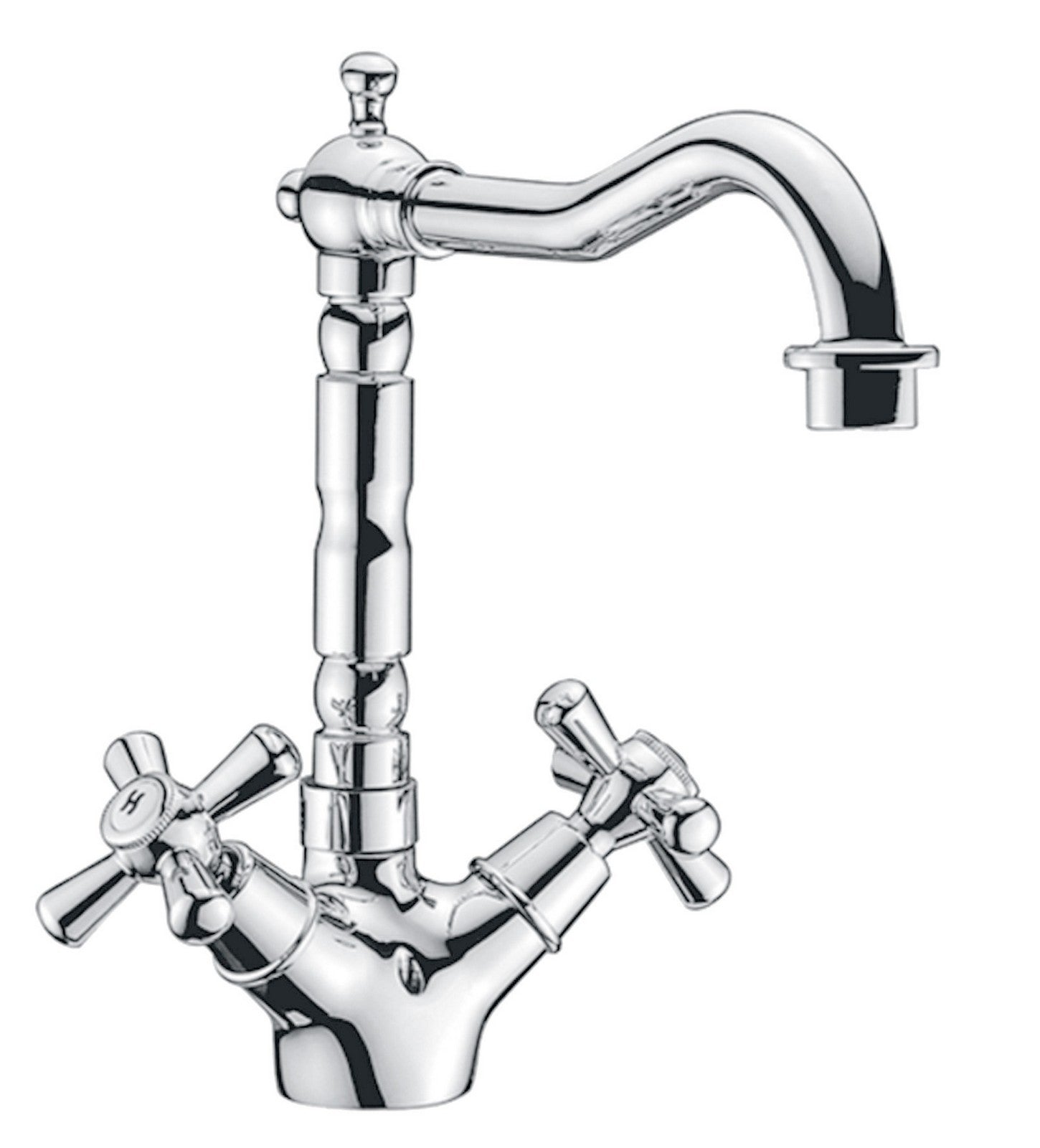 serie sofia monoforo lavello canna alta in ottone cromato cod:ferx.11107