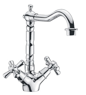 serie sofia monoforo lavello canna alta in ottone cromato cod:ferx.11107