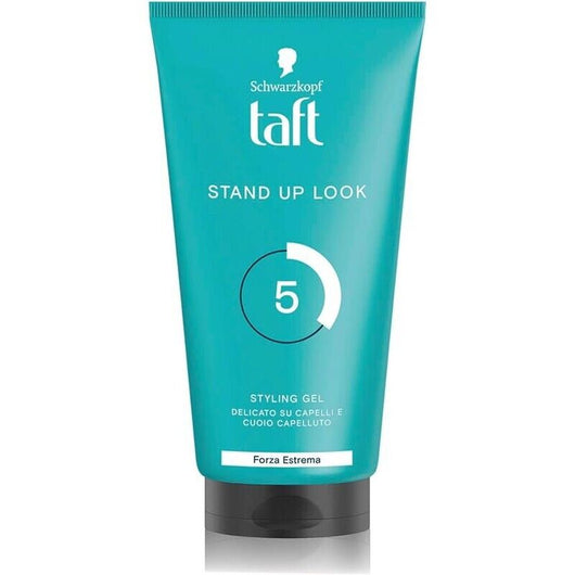 SCHWARZKOPF GEL N 5 PER CAPELLI TAFT STYLING STAND UP LOOK  UOMO E DONNA A LUNGA DURATA 150 ML