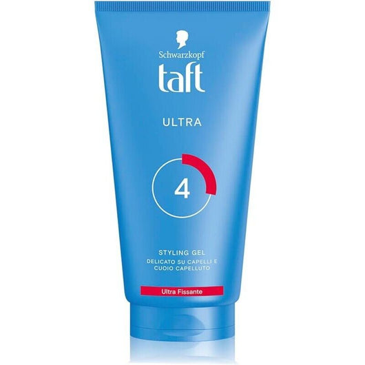 SCHWARZKOPF GEL N 4 PER CAPELLI TAFT STYLING ULTRA UOMO E DONNA A LUNGA DURATA PER TUTTI I TIPI DI CAPELLI 150 ML