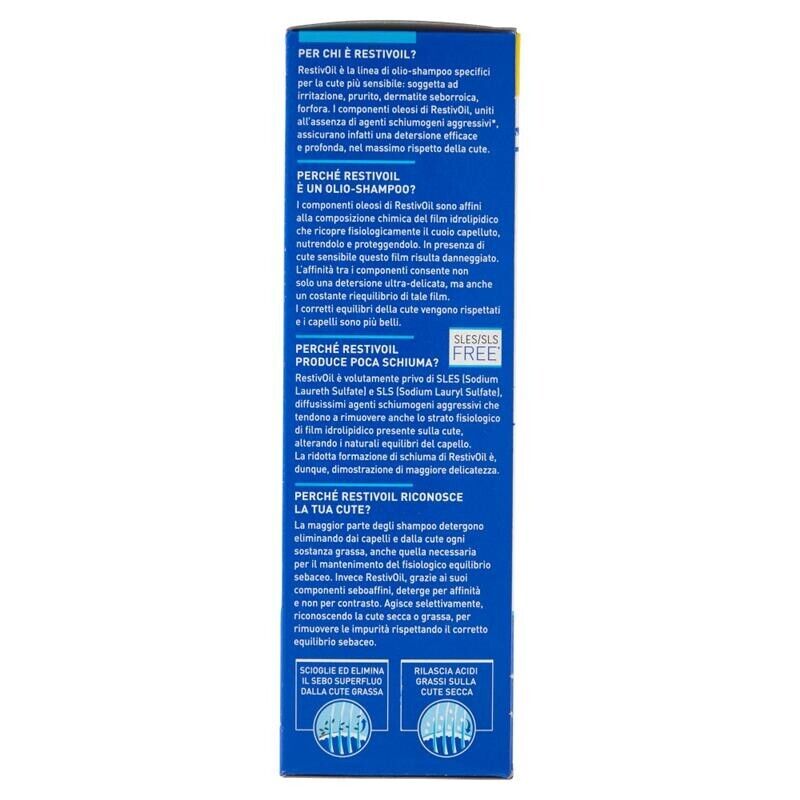 RESTIVOIL COMPLEX OLIO-SHAMPOO PER CUTE SENSIBILE ANTIFORFORA 150 ML