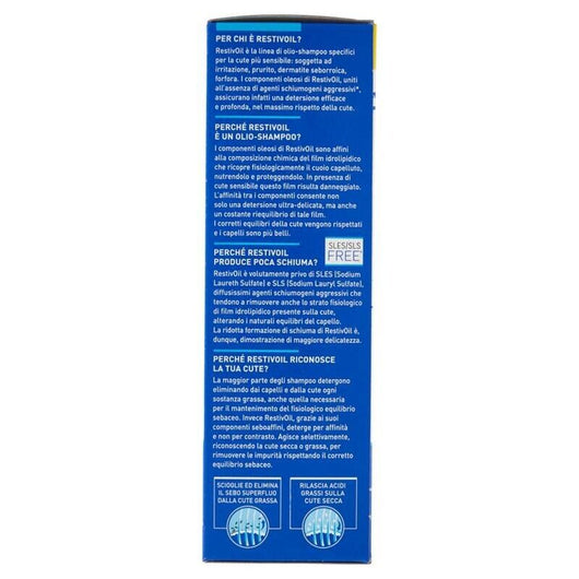 RESTIVOIL COMPLEX OLIO-SHAMPOO PER CUTE SENSIBILE ANTIFORFORA 150 ML