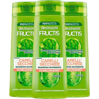 GARNIER FRUCTIS SET 3 PZ SHAMPOO 250 ML L'UNO PER CAPELLI SECCHI E DANNEGGIATI 2IN1 NUTRIENTE X3 CAPELLI PIU NUTRITI