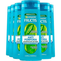 GARNIER FRUCTIS 6 PZ SHAMPOO 250 ML L'UNO ANTI FORFORA PER 4 SETTIMANE RE-OXYGEN CAPELLI NORMALI