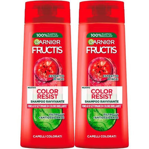 GARNIER FRUCTIS 2 PZ SHAMPOO 250 ML L'UNO COLOR RESIST FINO A 10 SETTIMANE DI COLORE BRILLANTE CON ESTRATTO DI ACAI